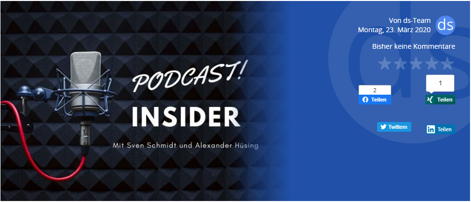 Insider Podcast - StayHomeAndSew - die Crowd-Helping-Aktion in Zeiten von Corona