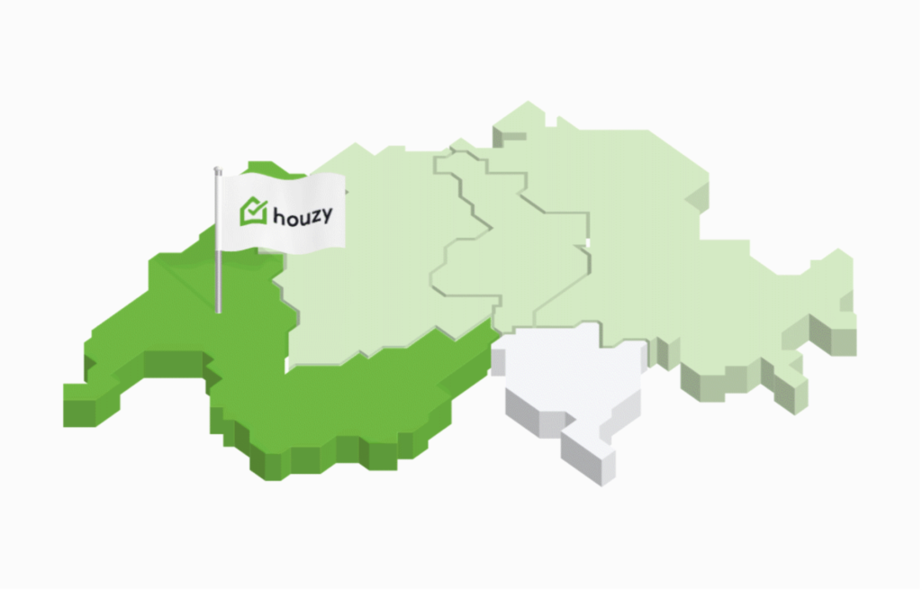 Houzy expandiert in die Romandie